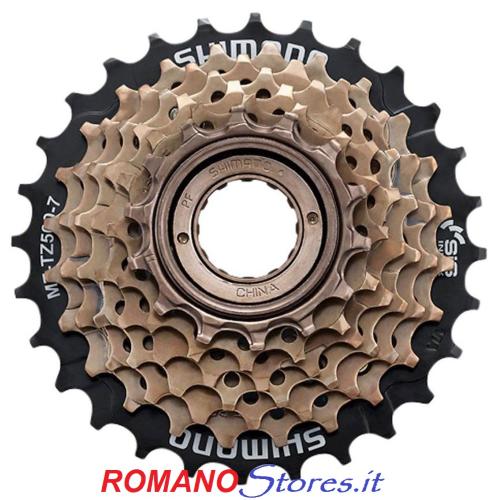 ROCCHETTO FILETT. 6 VEL. SHIMANO TZ5000 14-28 MARRONE