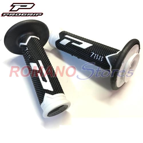 MANOPOLE MOTO PROGRIP CROSS BIANCO/NERO/TITANIO TRIPLE DENSITY 788/218 Mx S/FORO