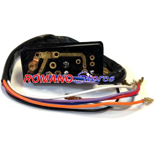 INTERRUTTORE/DEVIATORE LUCI/CLAXON/STOP VESPA 50 SPECIAL C/CAVI