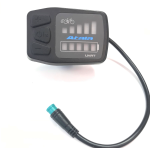 DISPLAY ATALA E-RUN 2020 LED UART 36V D15 ANANDA CON CONNETTORE 270 mm.