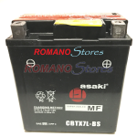 BATTERIA ASAKI YBTX7L-BS CBTX7L-BS CON ACIDO HONDA SH 125 150