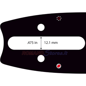 BARRA 45x0.325"X0.063"X1.6MM. STIHL 74MGL