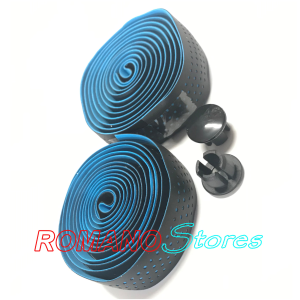 NASTRO MANUBRIO MVTEK MYST BICOLOR NERO/AZZURRO