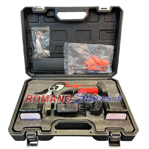 FORBICI A BATTERIA TAGLIO 40 mm. ROMANOStores RSLA40 + 2 BATTERIE 21V 4.0AH