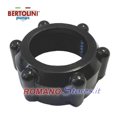 GHIERA RACCORDO TUBO ASPIRAZIONE ORIGINALE BERTOLINI PUMP PER POMPA 20SR/TRIAL 1° TIPO