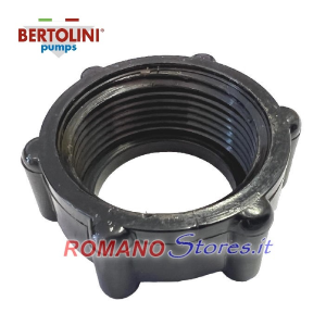 GHIERA RACCORDO TUBO ASPIRAZIONE ORIGINALE BERTOLINI PUMP PER POMPA 20SR/TRIAL 1° TIPO