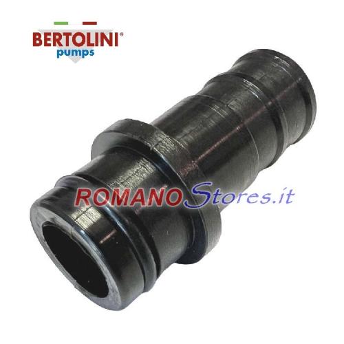 GHIERA+RACCORDO TUBO ASPIRAZIONE ORIGINALE BERTOLINI PUMP PER POMPA 20SR/TRIAL 1° TIPO
