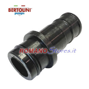 GHIERA+RACCORDO TUBO ASPIRAZIONE ORIGINALE BERTOLINI PUMP PER POMPA 20SR/TRIAL 1° TIPO