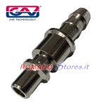 RACCORDO PER RUBINETTO RAPIDO A FASCETTA PER TUBO D.08 PER COMPRESSORI