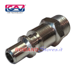 RACCORDO PER RUBINETTO RAPIDO MASCHIO FILETTATO 1/4" PER COMPRESSORI