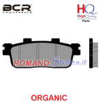 PASTIGLIE FRENO POSTERIORI BCR ORGANIC FD.0460/ 10.3