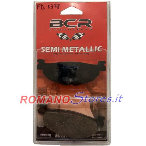 PASTIGLIE FRENO BCR ORGANIC POSTERIORI 3078 FD.0378 ORGANIC YAMAHA MAJESTY/TMAX