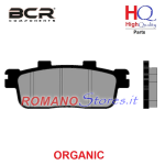 PASTIGLIE FRENO POSTERIORI BCR ORGANIC 3102 FD.0417/FD.0445 KYMCO/PEUGEOT/YAMAHA