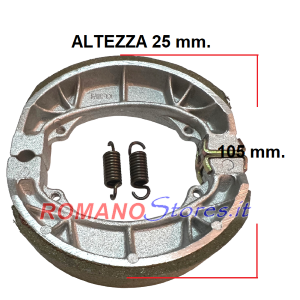 GANASCE FRENO NIFO GF.0256 ADLY/APRILIA/BENELLI/CAGIVA/HONDA