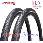 COPERTONE 28x1 5/8x1 1/8 700x35 SCANALATO NERO CHAOYANG KESTREL "2 Pcs"
