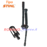 TUBO PESCA MISCELA CON RITORNO CON RACCORDO AL SERBATOIO TIPO STIHL FS38/45/HS45