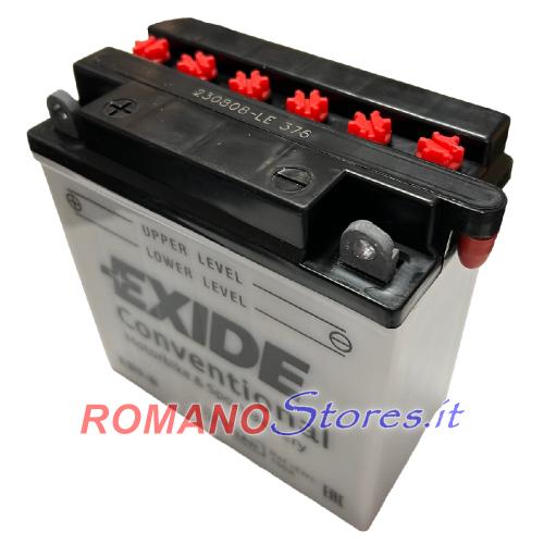 BATTERIA NO SIGILL.12V/09AH EB9-B EXIDE CON ACIDO