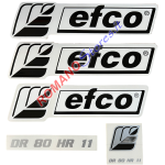 ETICHETTE PER TRINCIA EFCO DR80HR11