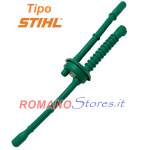 TUBO PESCA MISCELA CON RITORNO CON RACCORDO AL SERBATOIO TIPO STIHL FS38/45/HS45 "VERDE"