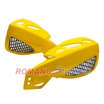 PARAMANI MOTO CROSS ENDURO MOTARD UNIVERSALI D.21/22 mm. GIALLO/NERO