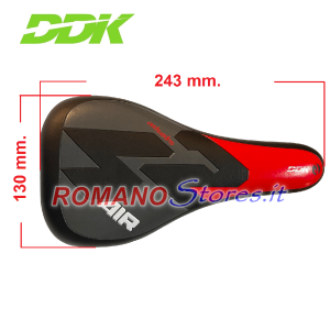 SELLA DDK PER BICICLETTA DA 20"  BMX FREESTYLE MTB NERA