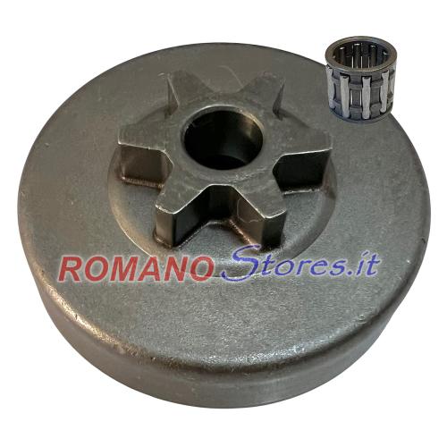 CAMPANA FRIZIONE + GABBIA RULLI OREGON PER ECHO CS 280E 290 CS300EVL 3/8" 91  6 DENTI