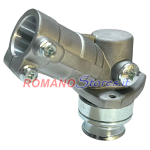 TESTINA CON COPPIA CONICA PER DECESPUGLIATORE UNIVERSALE D.24 ALBERO OVALE 5.5x7 mm.