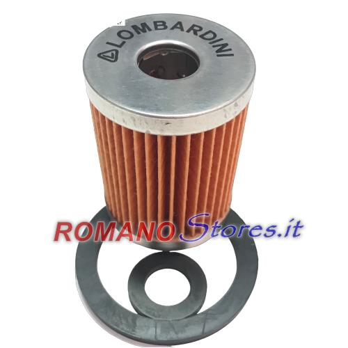 FILTRO NAFTA + 2 GUARNIZIONI ORIGINALE LOMBARDINI 6LD LDA RUGGERINI