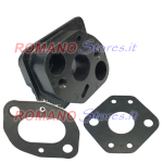 COLLETTORE FLANGIA TERMICA + 2 GUARNIZIONI SRM 410 510 4000 5000 CLS5010 SHINDAIWA BP520