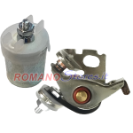 CONTATTI +CONDENSATORE IMPIANTO BOSCH MOTORI JLO / BRUMI / BETA CON PERNO