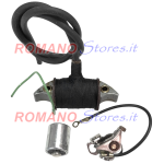 BOBINA + CONTATTI + CONDENSATORE IMPIANTO BOSCH BRUMI PULCE DUCATI SALICE E VARI