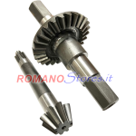 COPPIA CONICA Z 8 / 26 CON ALBERO ESAGONALE D.30 BRUMI REKORD