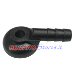 PIPETTA RACCORDO TUBO BENZINA IN NYLON CARBURATORE DELLORTO FHE / FWCA / PHBL / SHBC