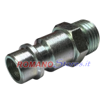 RACCORDO PER RUBINETTO RAPIDO MASCHIO FILETTATO 1/4" PER COMPRESSORI INNESTO 10 mm.