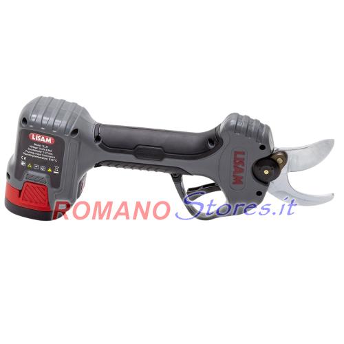 FORBICI DA POTATURA A BATTERIA LISAM TL 37 + 2 BATTERIE 16.8 Volts 4,5 Ah