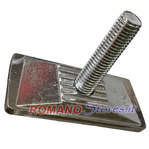 PIASTRA FISSAGGIO CAVALLETTO CICLO CON BULLONE 10x54 mm