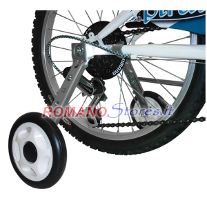 STABILIZZATORI PER BICICLETTA DA 16" A 24"  ATTACCO ASSE CENTRALE ANCHE CAMBIO