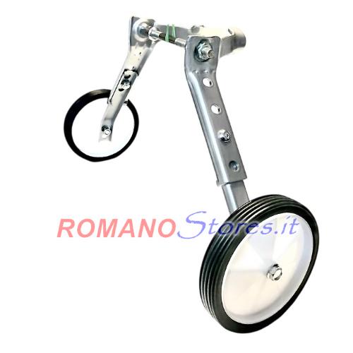 STABILIZZATORI PER BICICLETTA DA 16" A 24"  ATTACCO ASSE CENTRALE ANCHE CAMBIO