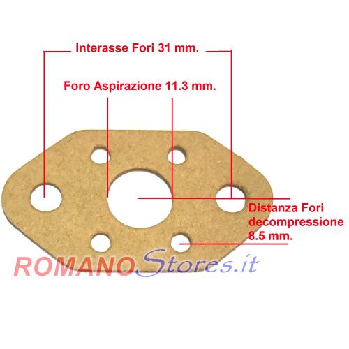 EMAK GUARNIZIONE BASE CARBURATORE WYK26A OM.722/726