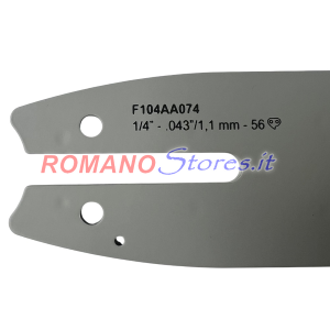 BARRA 25 x 1/4" x 0.043" x 1.1 mm FORESTAL EXTRIME LINE PER STIHL 56 Maglie