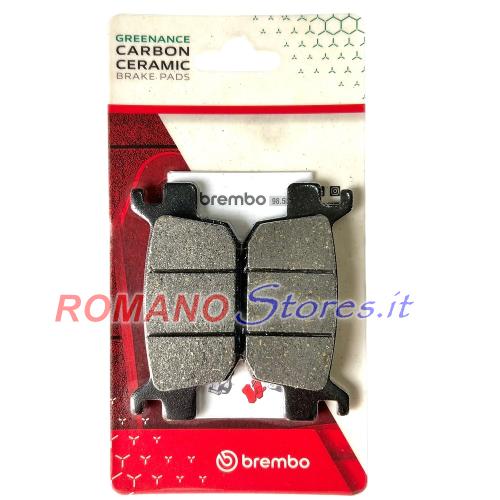 PASTIGLIE FRENO BREMBO 07064 = BRENTA 3082 FD.0401 CARBON CERAMIC HONDA SH 125/150/300 POST