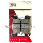 PASTIGLIE FRENO BREMBO 07064 = BRENTA 3082 FD.0401 CARBON CERAMIC HONDA SH 125/150/300 POST