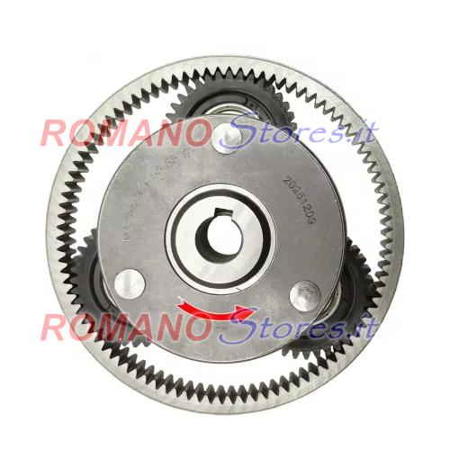 INGRANAGGI MOTORE PY36V250W 37T 40mm con Frizione Destra 69 mm