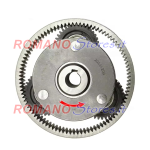 INGRANAGGI MOTORE PY36V250W 37T 40mm con Frizione Destra 69 mm