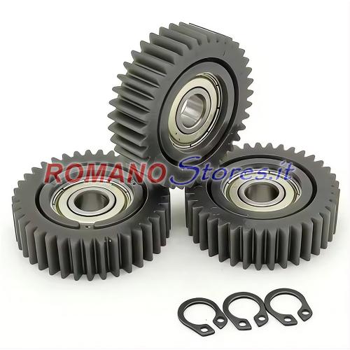 INGRANAGGI IN NMYLON PER MOTORE E-BIKE PY36V250W 37 T DIAMETRO 40 mm "3 Pcs"