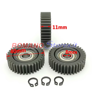 INGRANAGGI IN NMYLON PER MOTORE E-BIKE PY36V250W 37 T DIAMETRO 40 mm "3 Pcs"