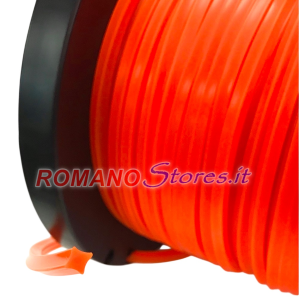FILO QUADRO PER DECESPUGLIATORE 4.4 x 25 MT FRANCE ARANCIO A BOBINA