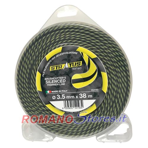 FILO PER DECESPUGLIATORE D 3.5 x 38 Mt STRATUS VERTIGO SILENZIATO