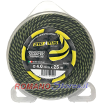 FILO PER DECESPUGLIATORE D 4 x 25 Mt STRATUS VERTIGO SILENZIATO