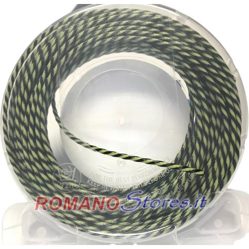 FILO PER DECESPUGLIATORE D 4 x 25 Mt STRATUS VERTIGO SILENZIATO
